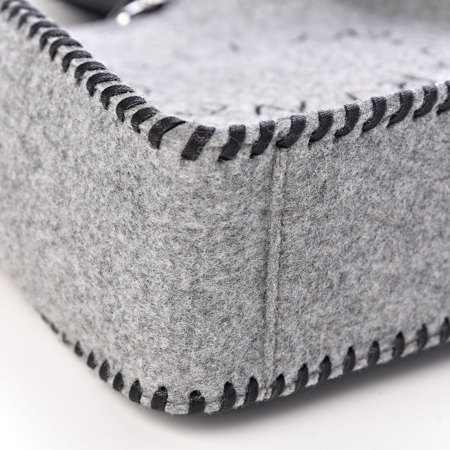 Stella McCartney Eco Felt Mini Logo Crossbody Smoke Slate 8 of 10