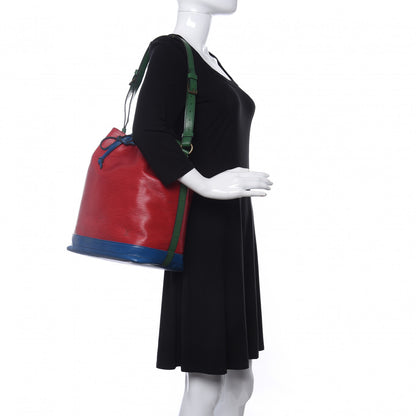 Louis Vuitton Epi Tri-Color Noe Castillan Red Toledo Borneo 3 of 16