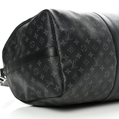 Louis Vuitton Monogram Eclipse Keepall Bandouliere 55 9 of 14