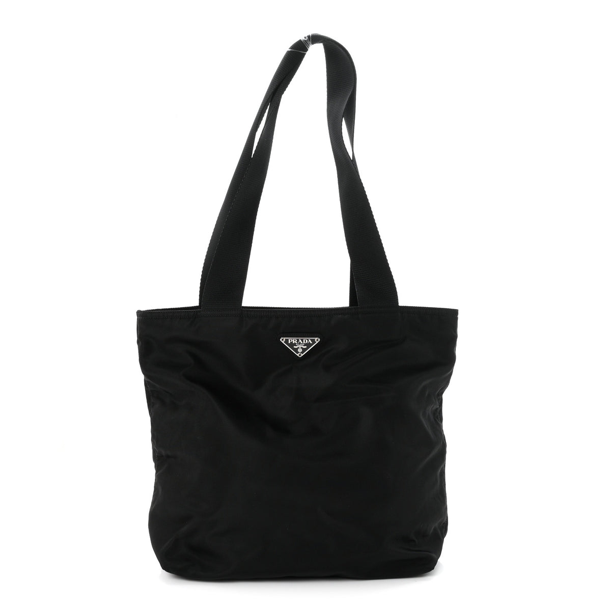 Tessuto Nylon Shopping Tote Black