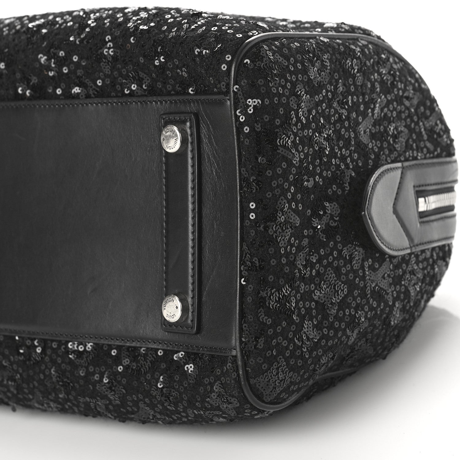 Louis Vuitton Sequin Monogram Sunshine Express Speedy Black 8 of 10