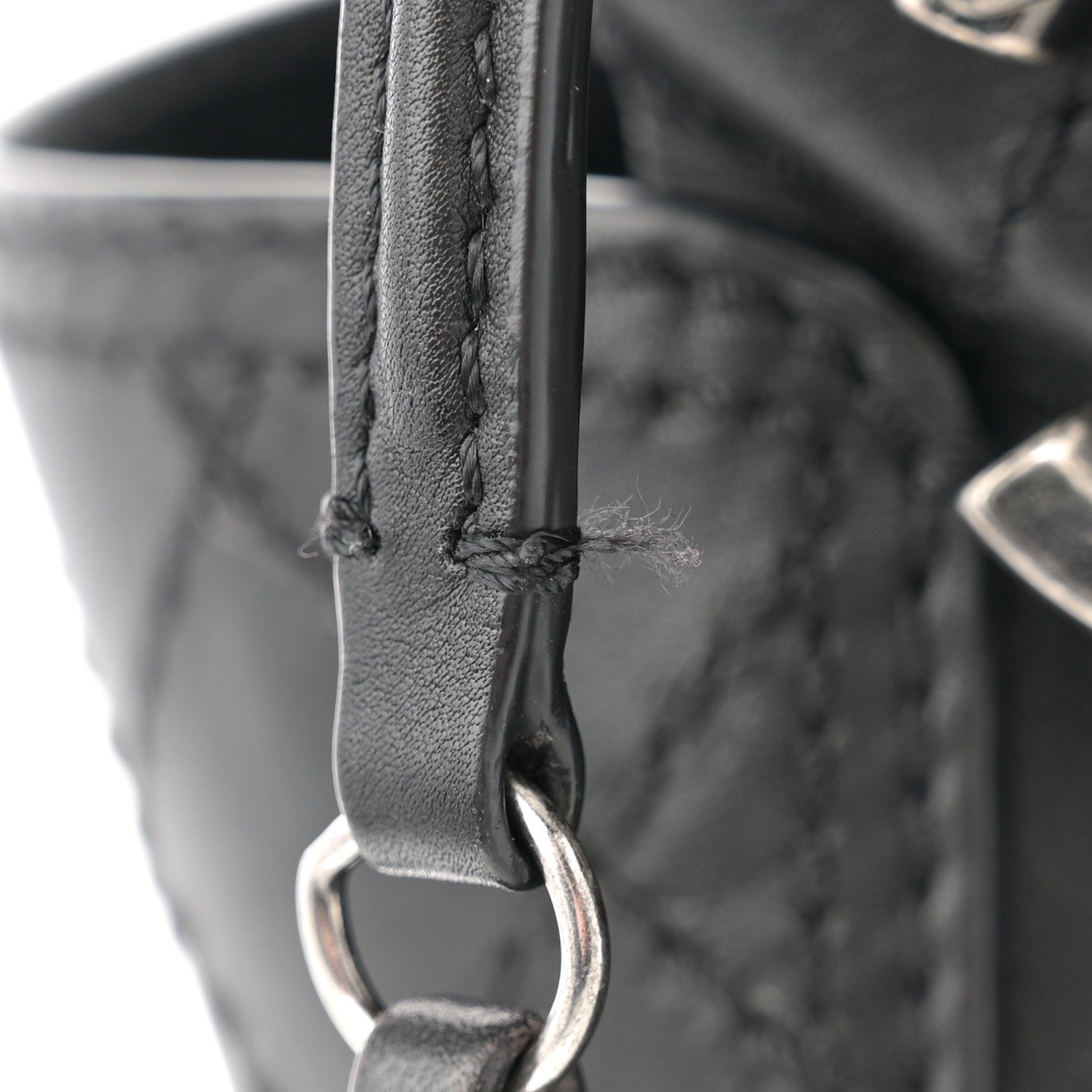 Chanel Grained Calfskin CC Pocket Tote Black 11 of 11
