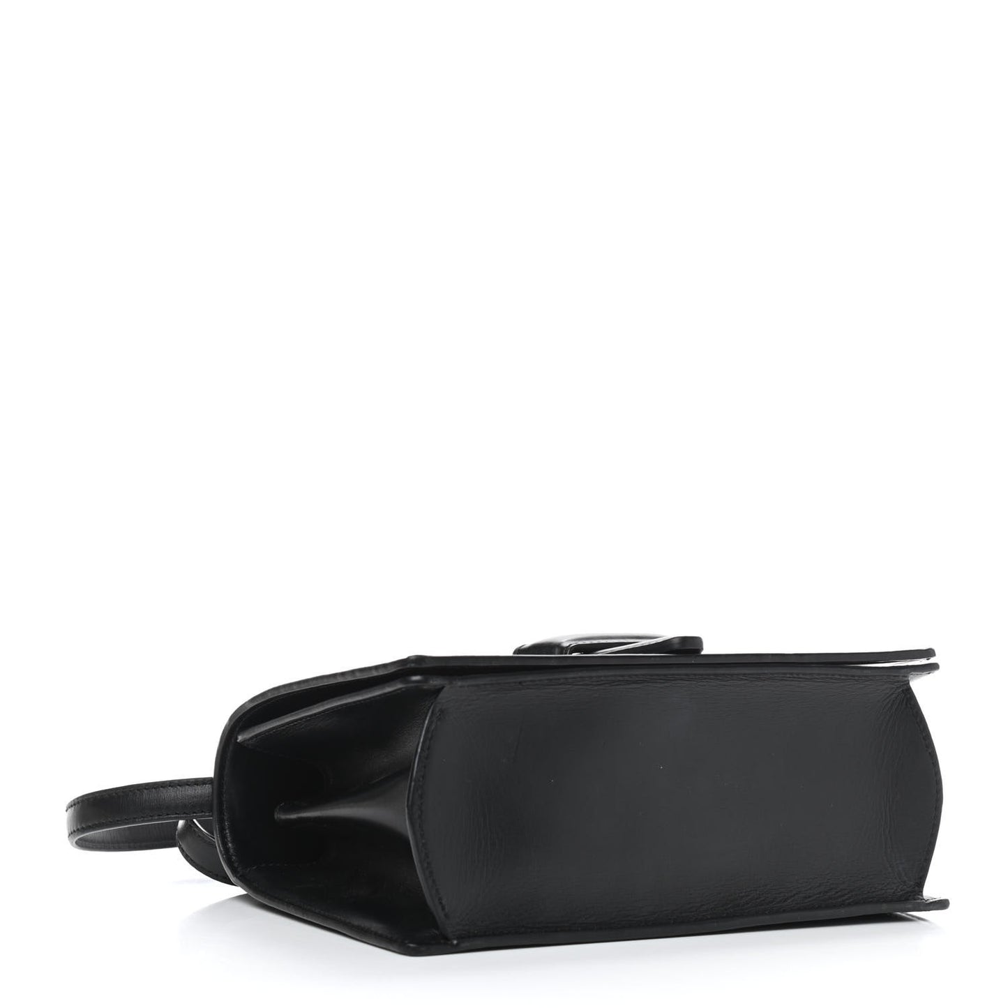 Calfskin Medium Barcelona Shoulder Bag Black