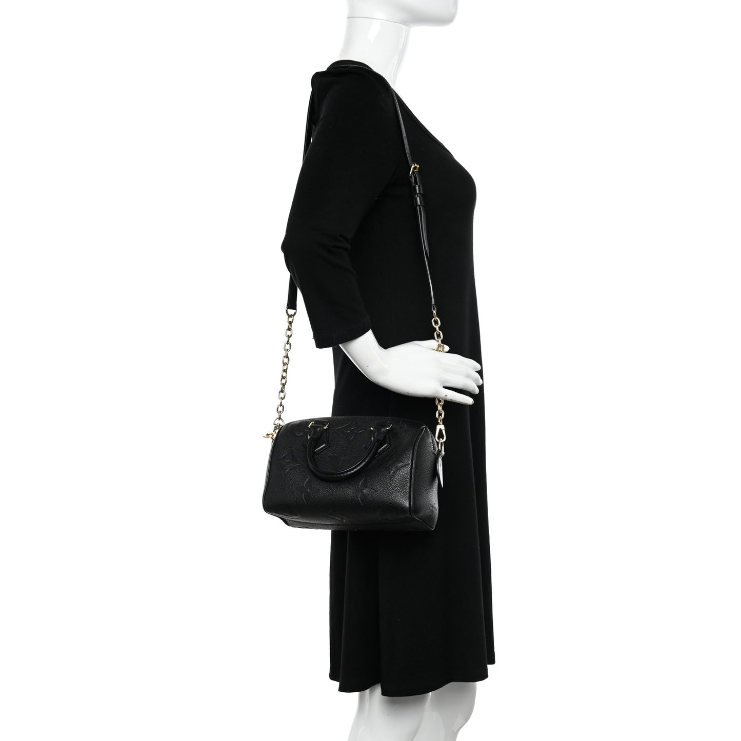 Empreinte Monogram Giant Speedy Bandouliere 20 Black