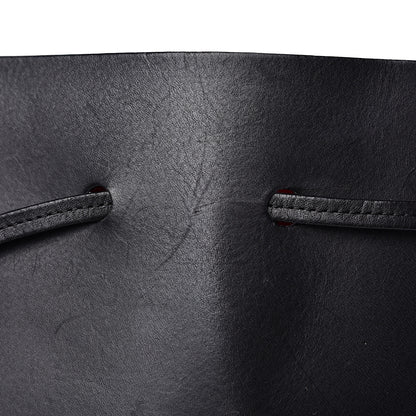 Mansur Gavriel Vegetable Tanned Calfskin Bucket Bag Black Flamma 11 of 17