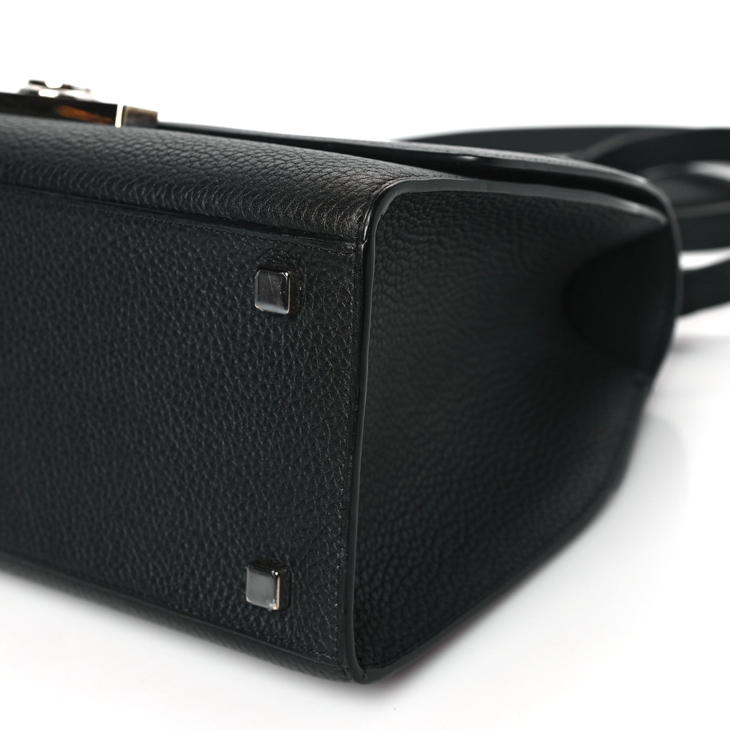 Moynat Taurillon Blush Rejane PM Black 9 of 10