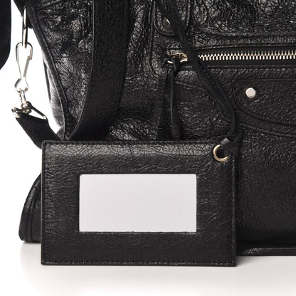 Balenciaga Agneau Classic Silver Hardware City Black 12 of 13