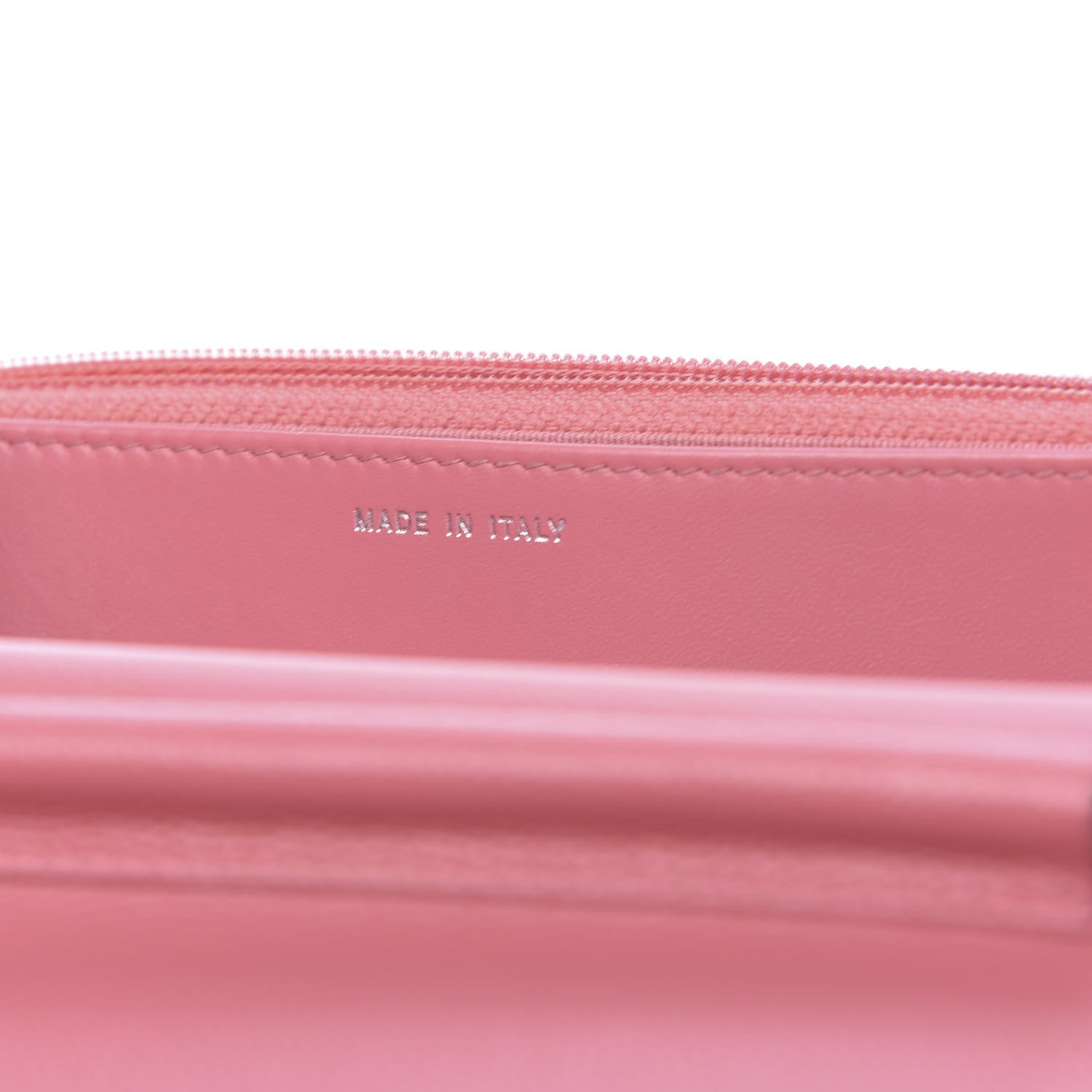 Chanel Caviar Chevron Quilted Wallet On Chain WOC Pink 7 of 12
