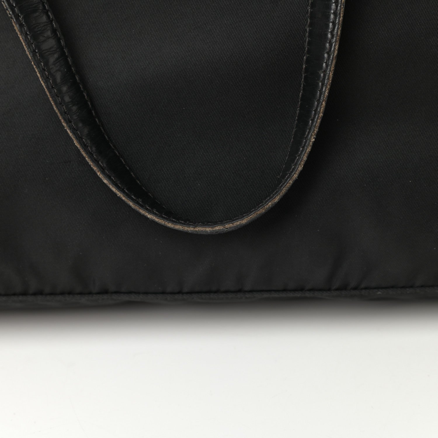 Prada Nylon Vela Grommet Tote Black 14 of 16