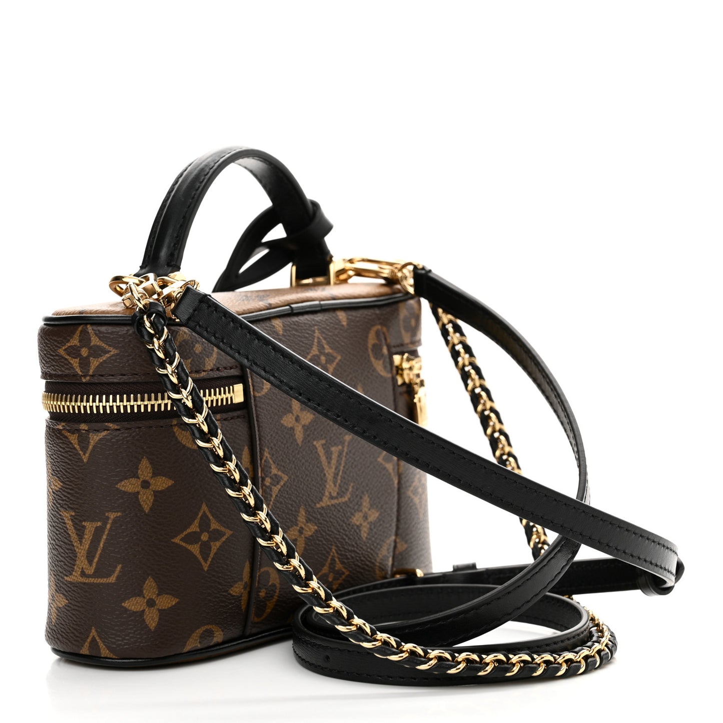 Reverse Monogram Vanity Chain Pouch