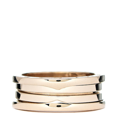 Bulgari 18K Yellow Gold B.Zero1 Three-Band Ring 61 9.5 1 of 5
