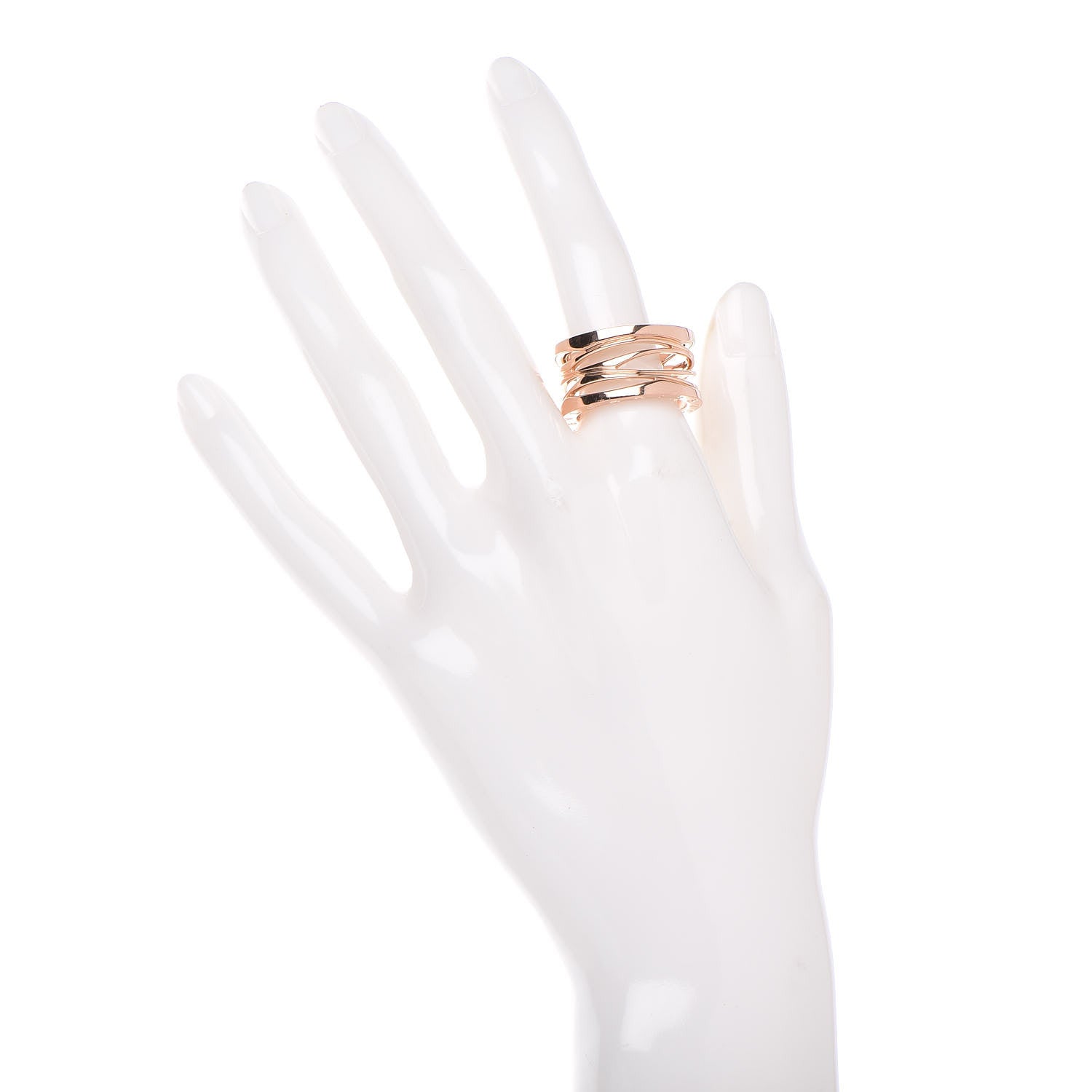 Bulgari 18K Rose Gold B.Zero1 Legend Four-Band Ring 59 8.75 2 of 6