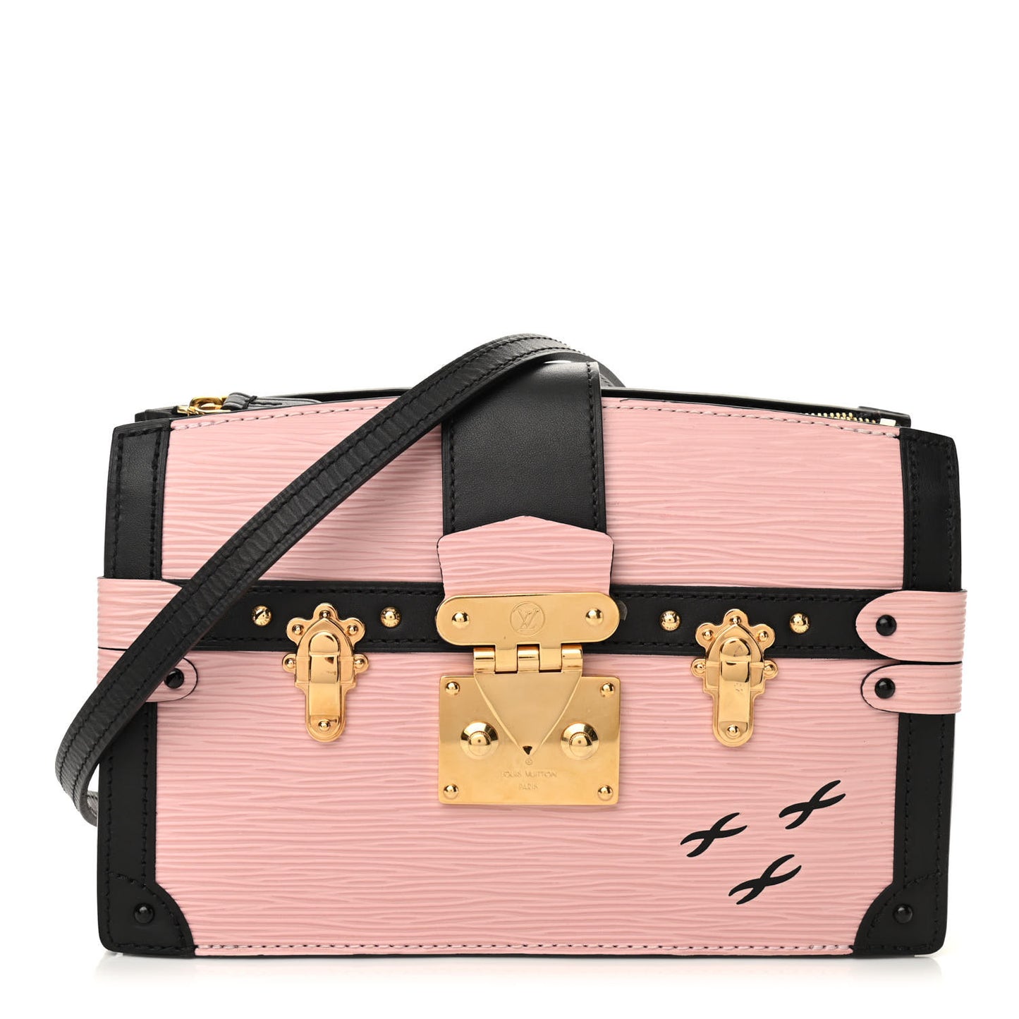 Epi Trunk Clutch Rose Ballerine