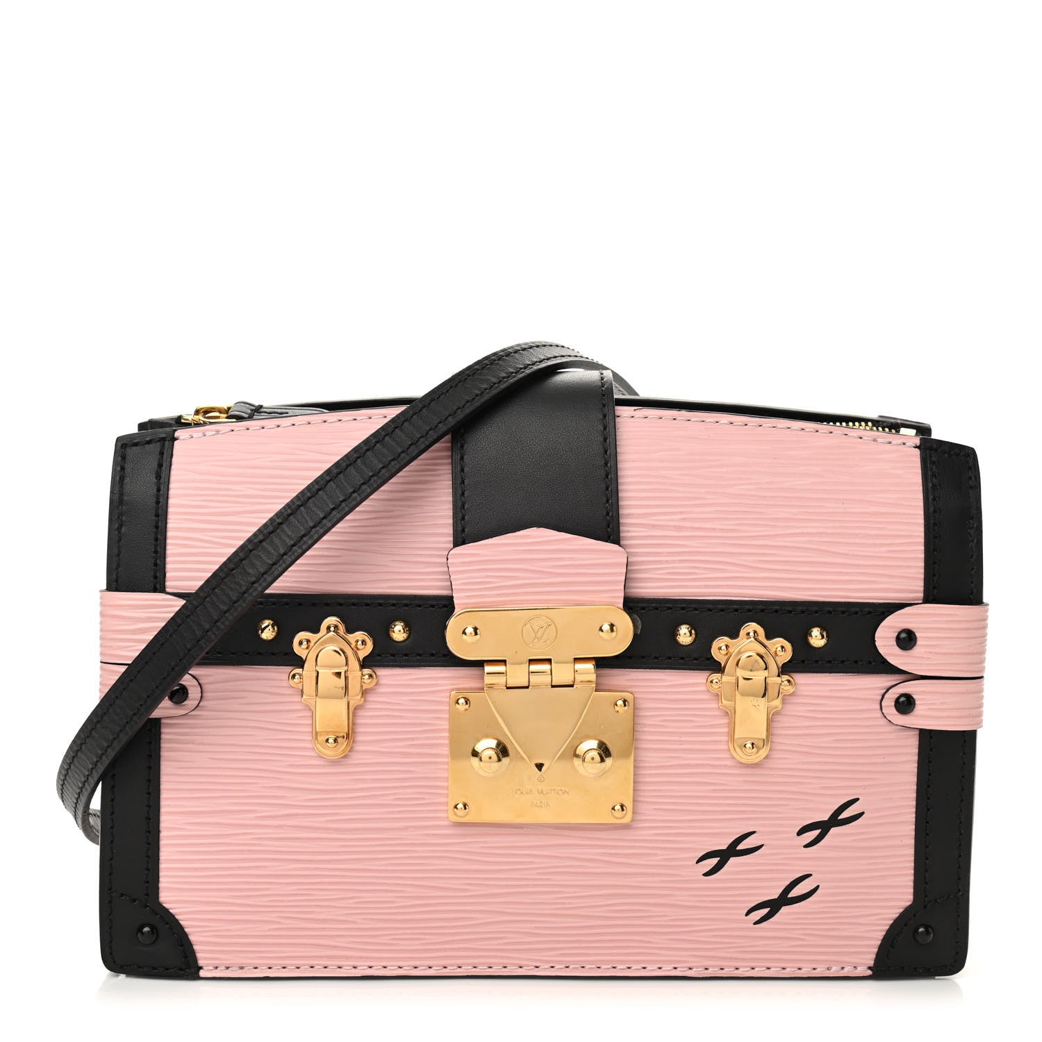 Louis Vuitton Epi Trunk Clutch Rose Ballerine 1 of 9