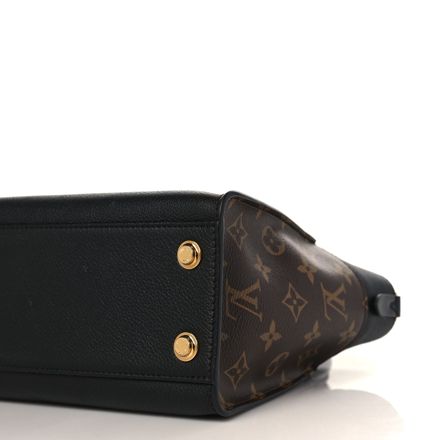 Calfskin Monogram On My Side PM Black