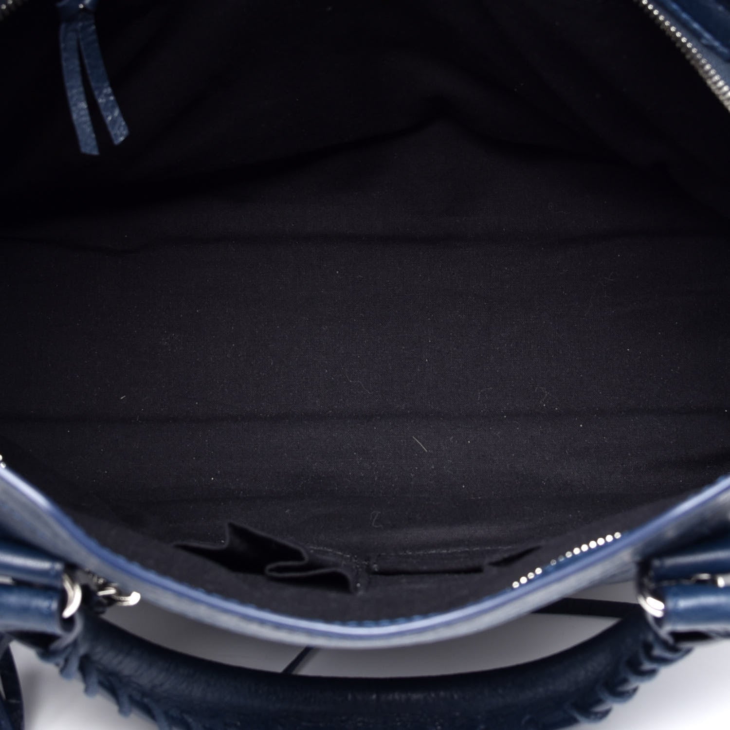 Balenciaga Agneau Classic Silver Hardware City Bleu Obscur 6 of 9