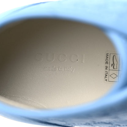Gucci Microguccissima Womens High Top Sneakers 39 Mineral Blue 8 of 8