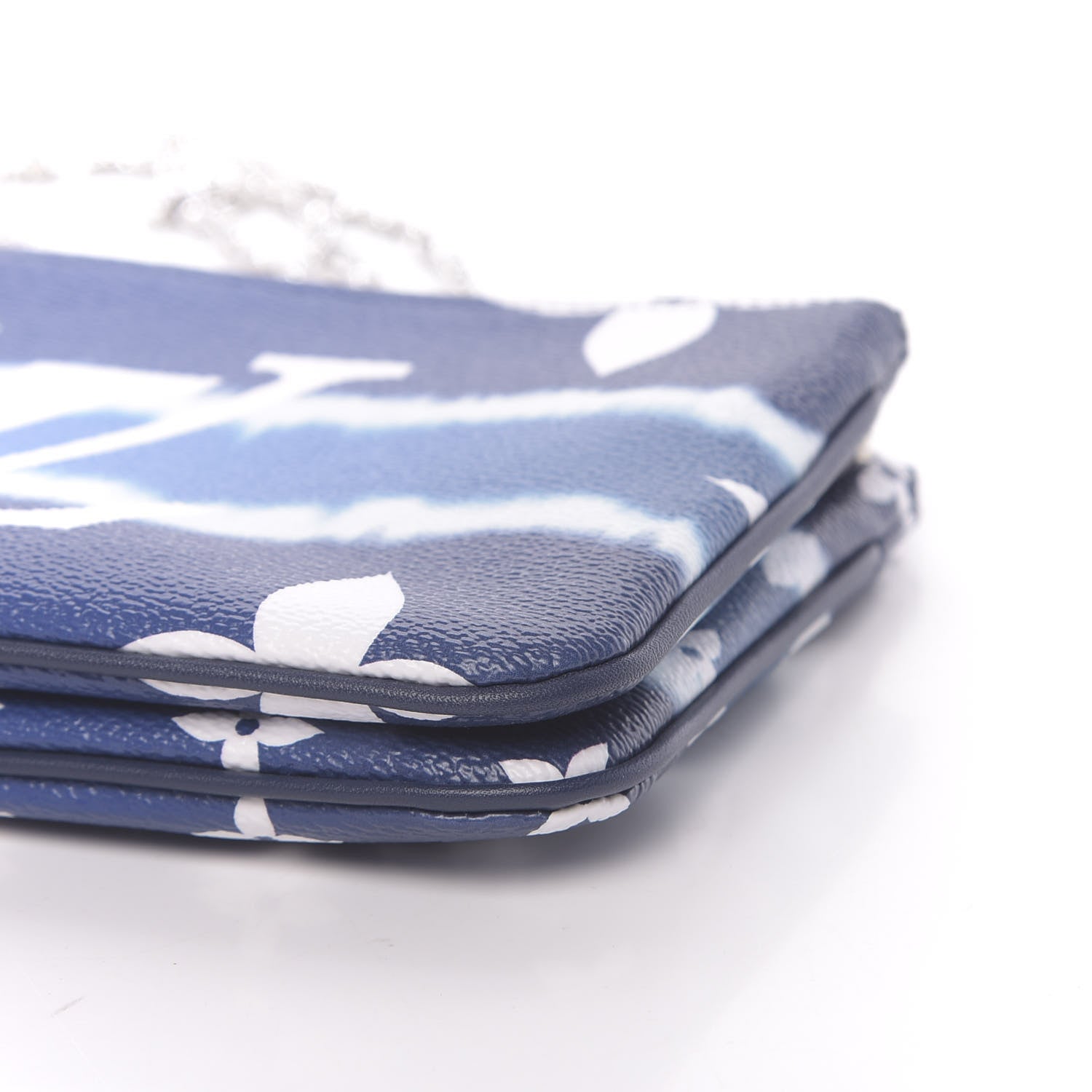Louis Vuitton Monogram Giant Escale Double Zip Pochette Blue 9 of 11