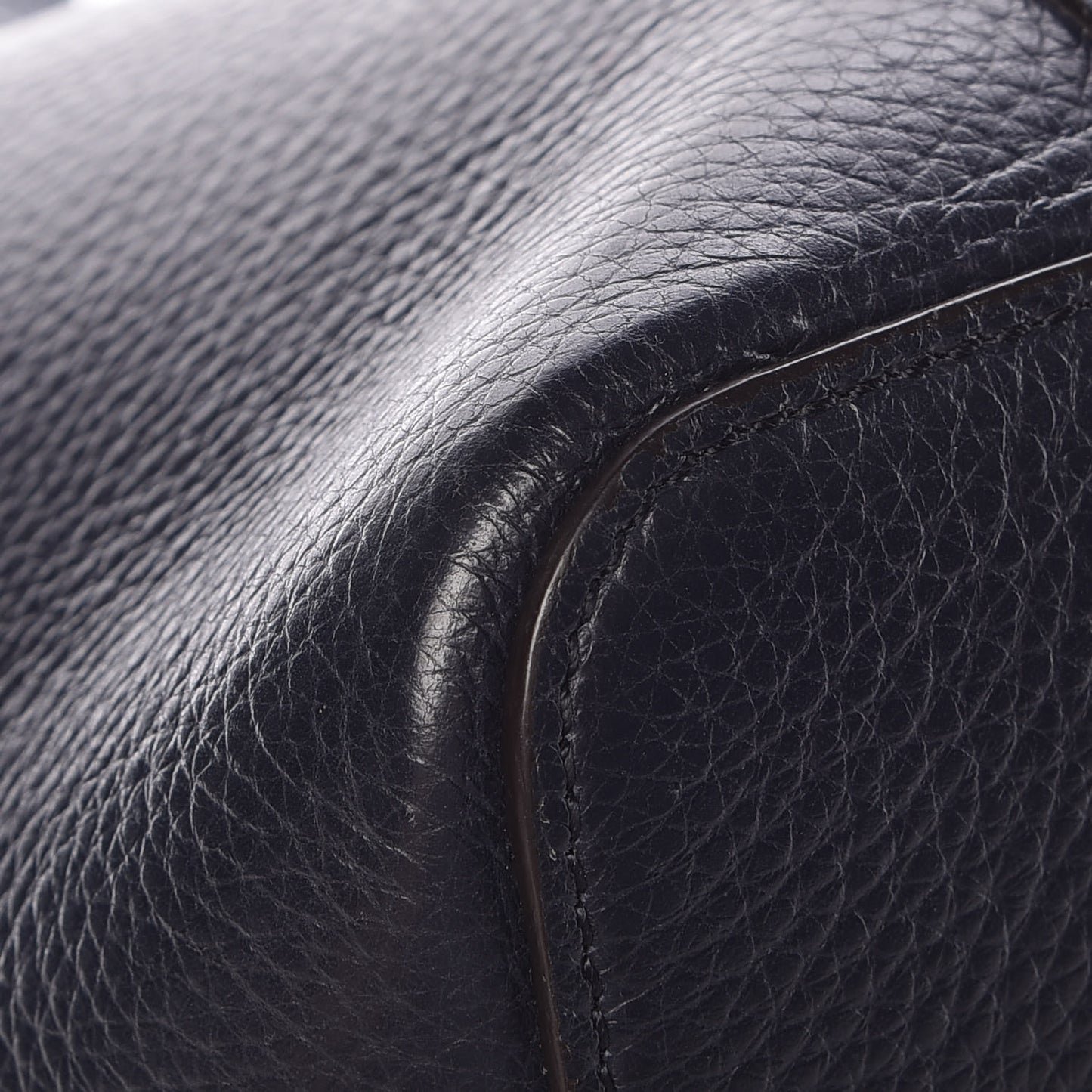 Classic Grain Calfskin Small Bayswater Backpack Midnight Blue