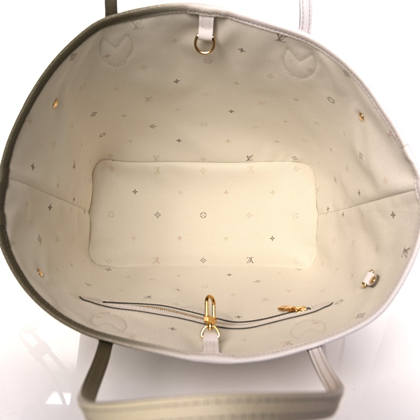 Monogram Giant Spring In The City Neverfull MM Sunset Kaki