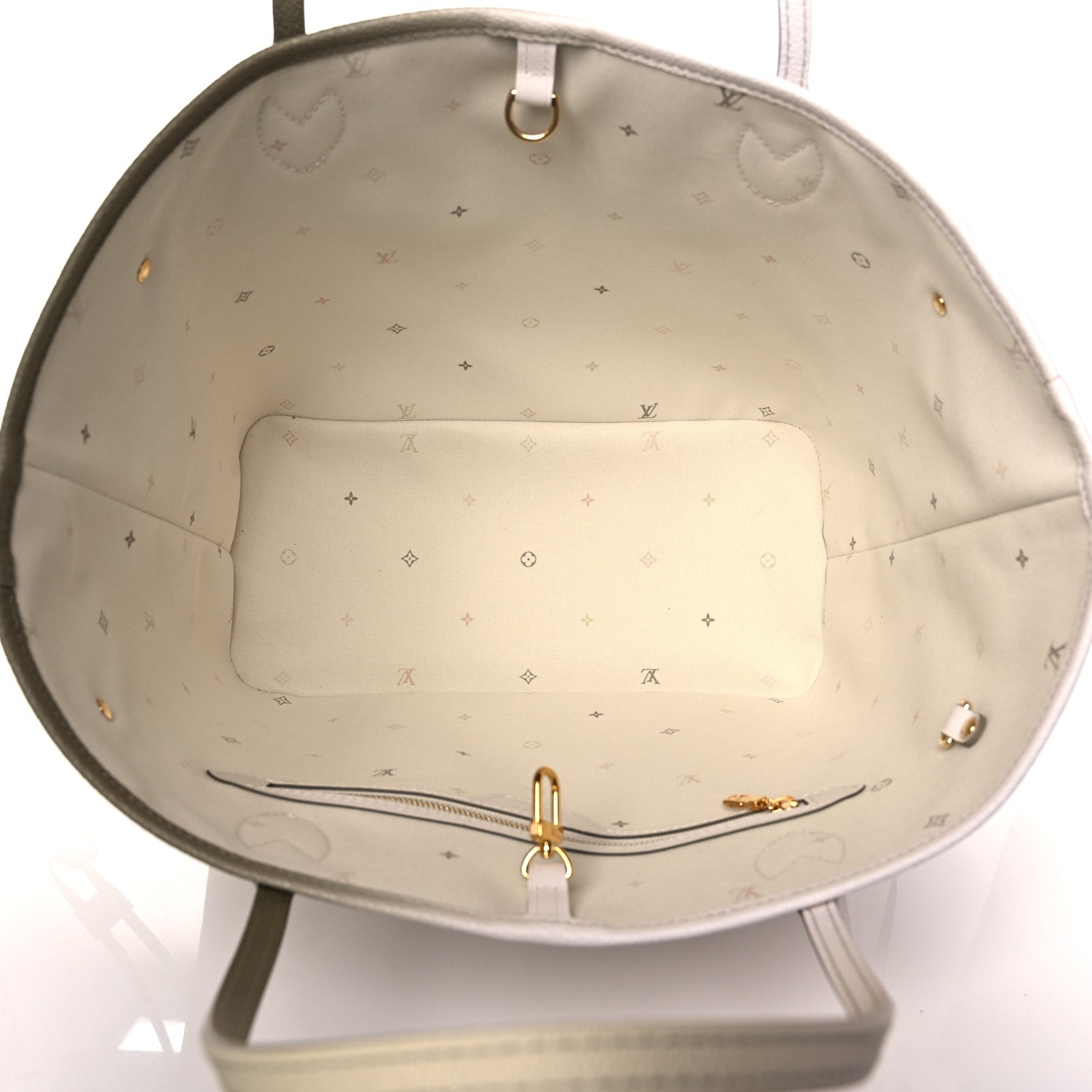 Louis Vuitton Monogram Giant Spring In The City Neverfull MM Sunset Kaki 5 of 8