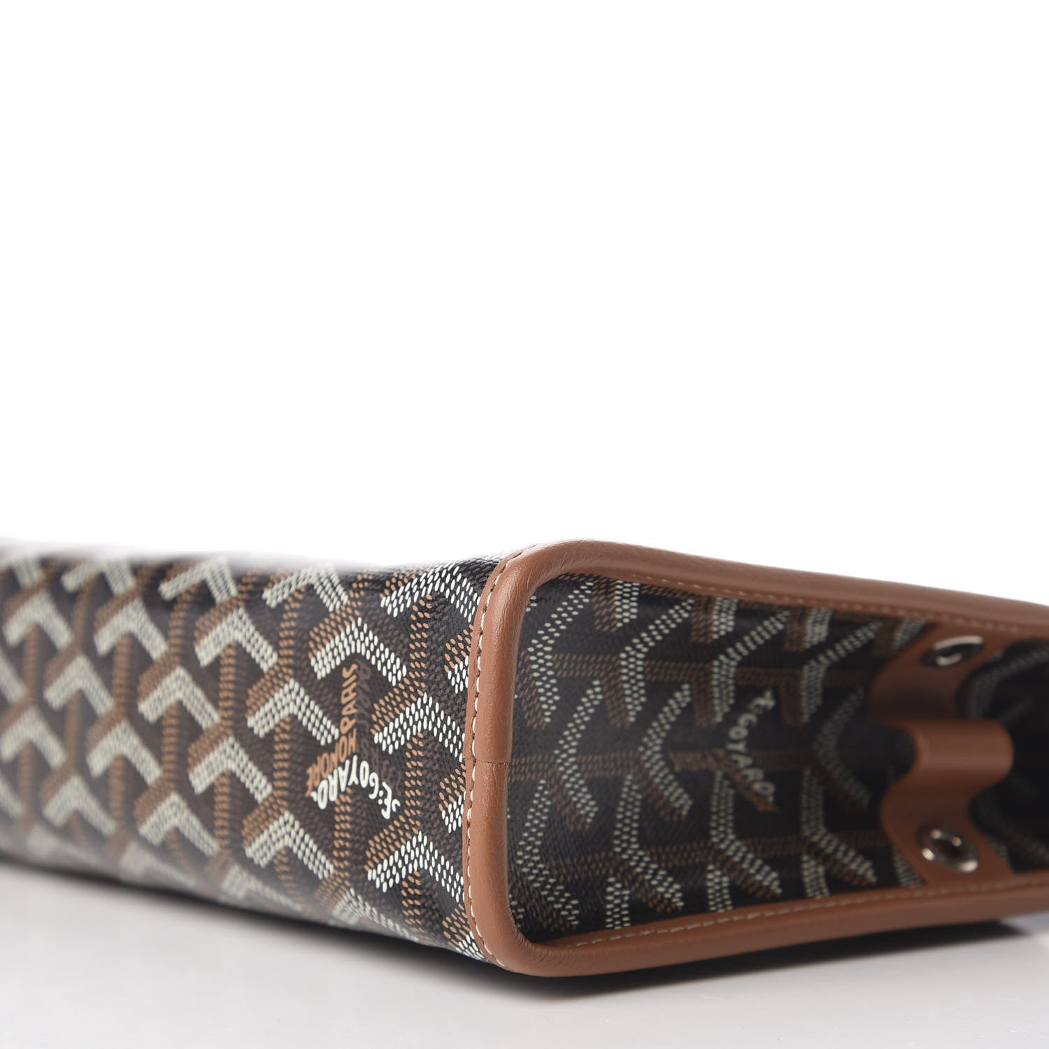 Goyard Goyardine Jouvence MM Toiletry Pouch Black Gold 5 of 8