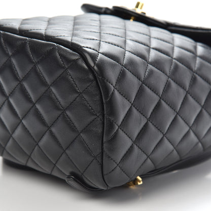 Chanel Lambskin Quilted Small Urban Spirit Backpack Black 8 of 8