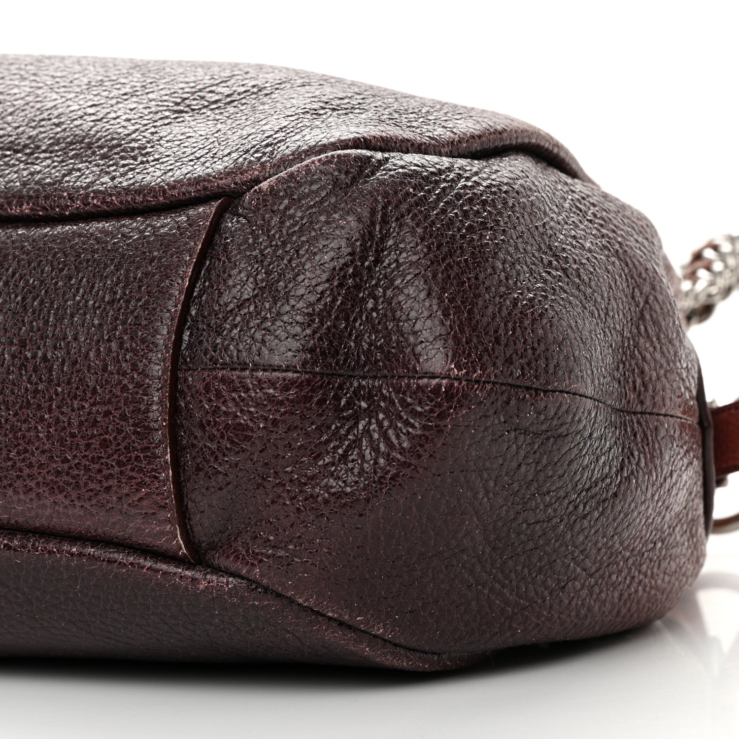 Prada Cervo Lux Large Chain Hobo Lampone Sfumato 10 of 16