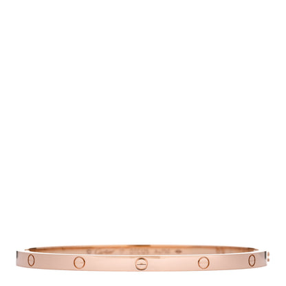 Cartier 18K Pink Gold Small LOVE Bracelet 17 1 of 4