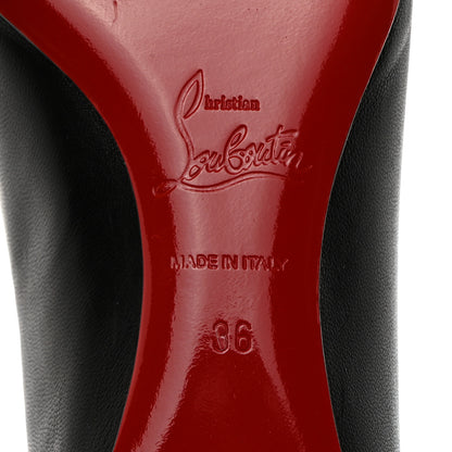 Christian Louboutin Shiny Nappa Eloise Flats 36 Black 7 of 9