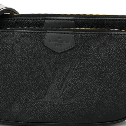 Louis Vuitton Empreinte Monogram Giant Multi Pochette Accessories Black 8 of 10