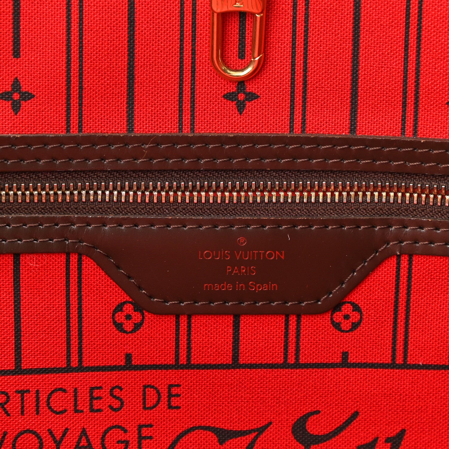 Louis Vuitton Damier Ebene Neverfull MM 6 of 8