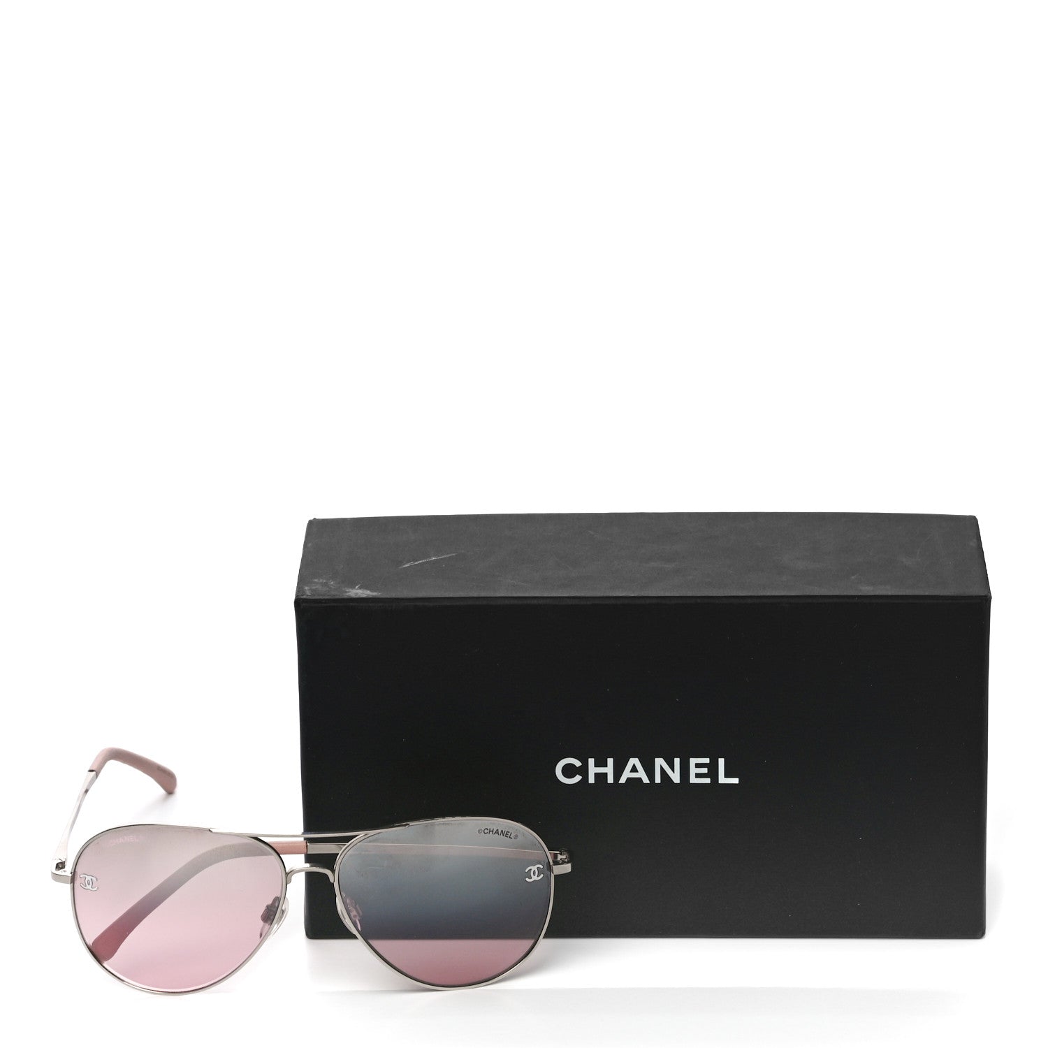 Chanel CC Aviator Sunglasses 4189-T-Q Pink 9 of 9