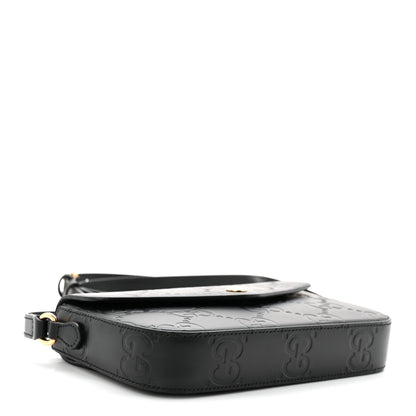 Gucci Gilbert Calfskin GG Super Mini Shoulder Bag Black 4 of 10