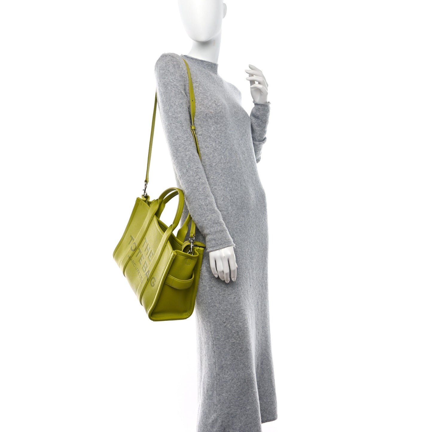 Grained Calfskin Medium The Tote Bag Limoncello