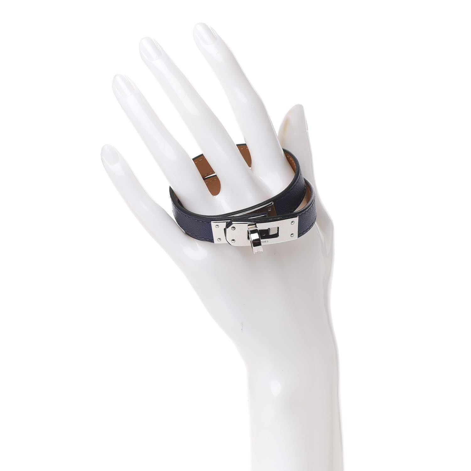 Hermes Swift Kelly Double Tour Bracelet S Bleu Saphir 2 of 8