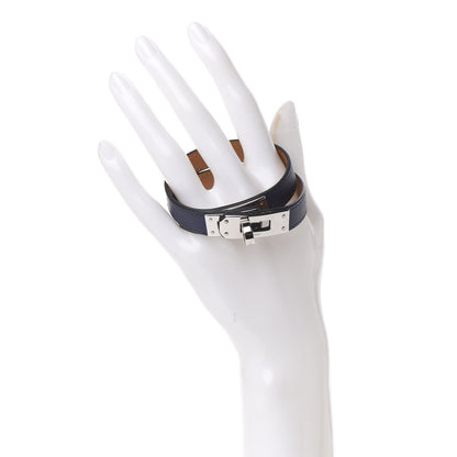 Hermes Swift Kelly Double Tour Bracelet S Bleu Saphir 2 of 8