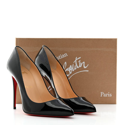 Christian Louboutin Patent Pigalle Follies 100 Pumps 37.5 Black 8 of 8