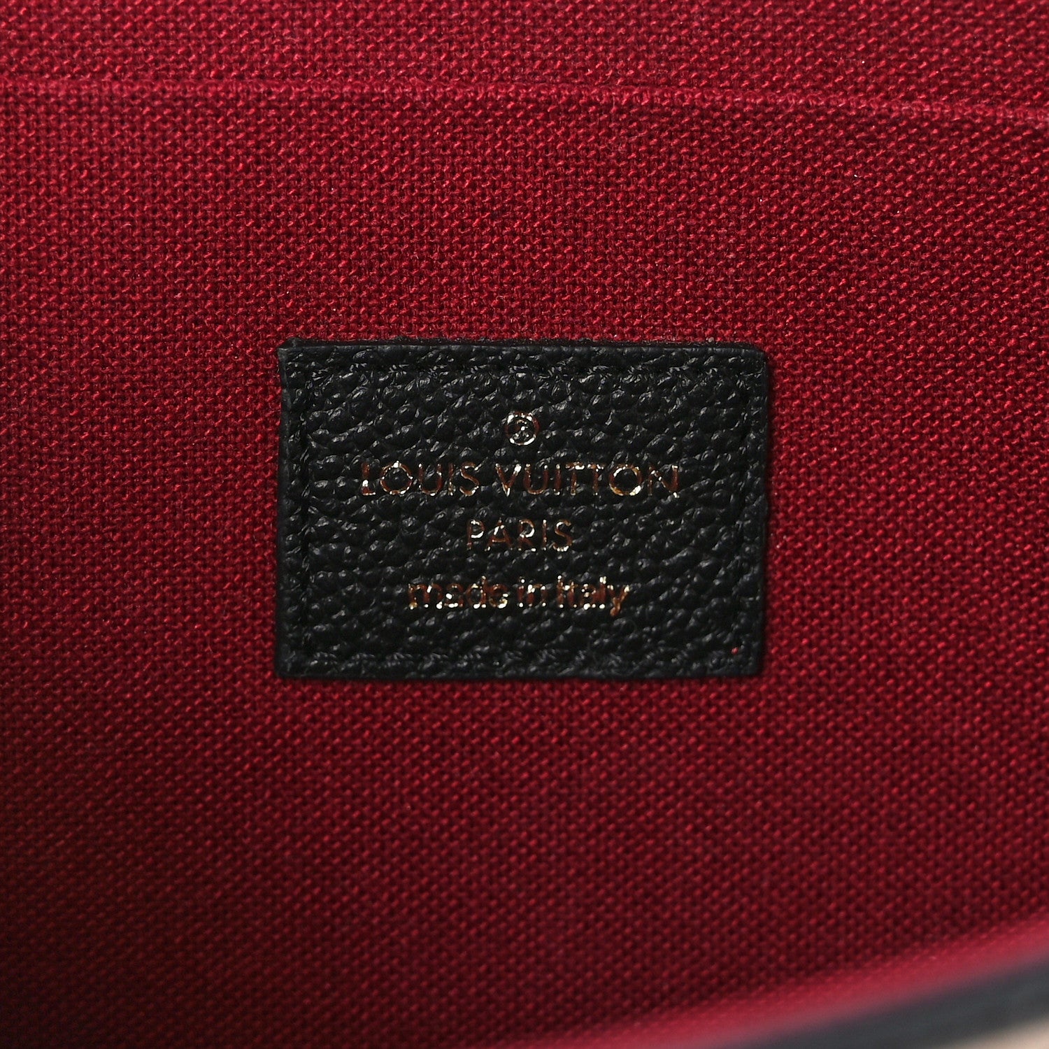 Louis Vuitton Empreinte Monogram Giant Felicie Pochette Black Beige 6 of 8