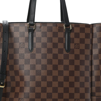 Louis Vuitton Damier Ebene Belmont MM Black 7 of 9