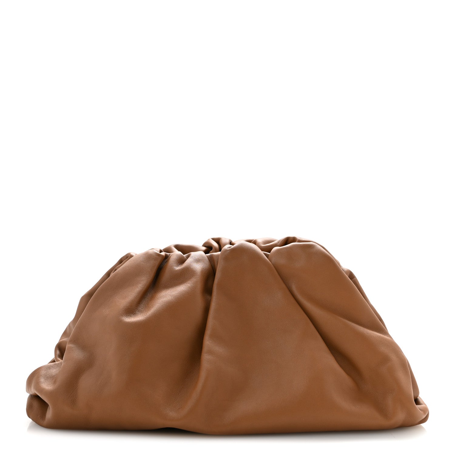 Bottega Veneta Smooth Butter Calf The Pouch Oversized Clutch Cammello 1 of 11