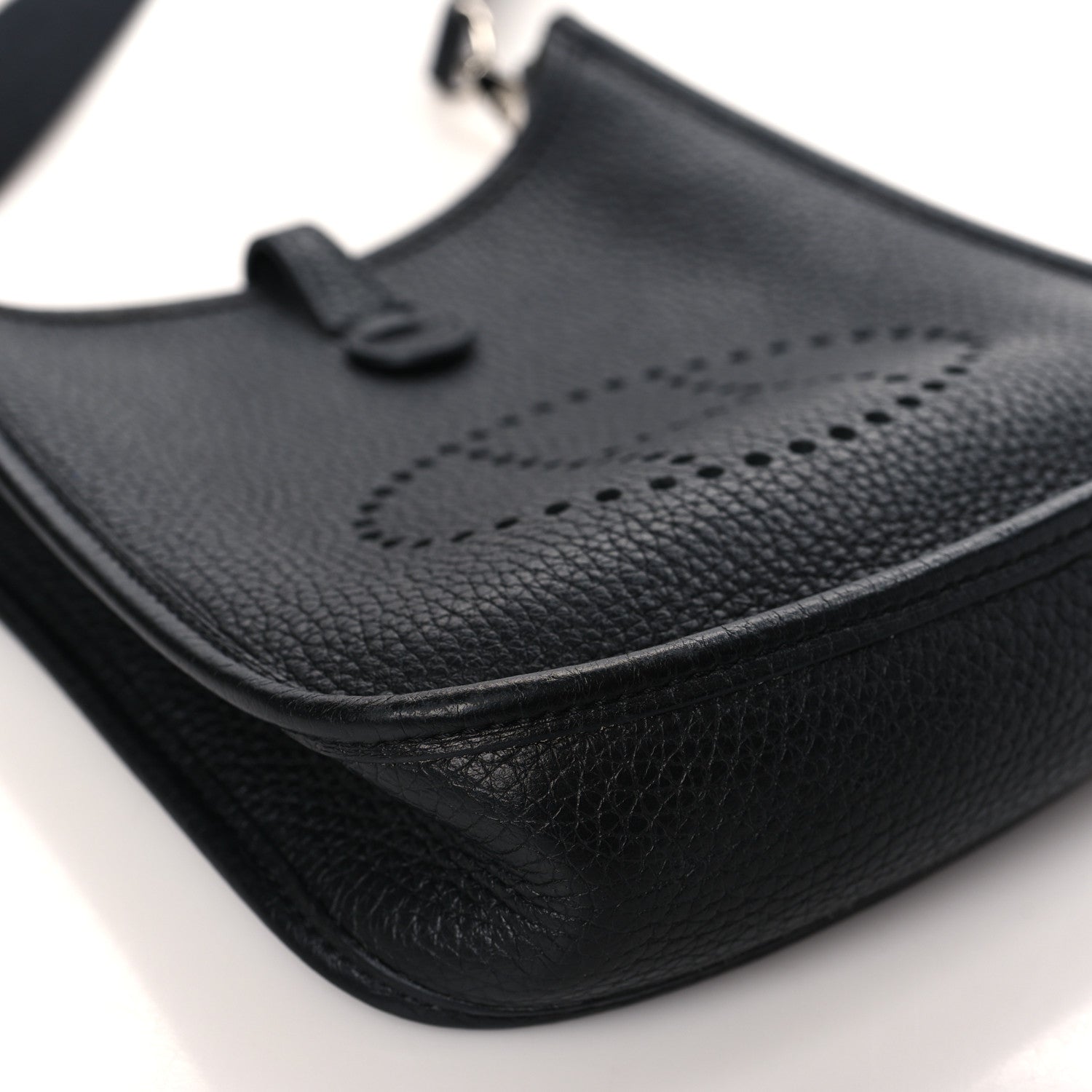 Hermes Taurillon Clemence Evelyne TPM Black 8 of 10