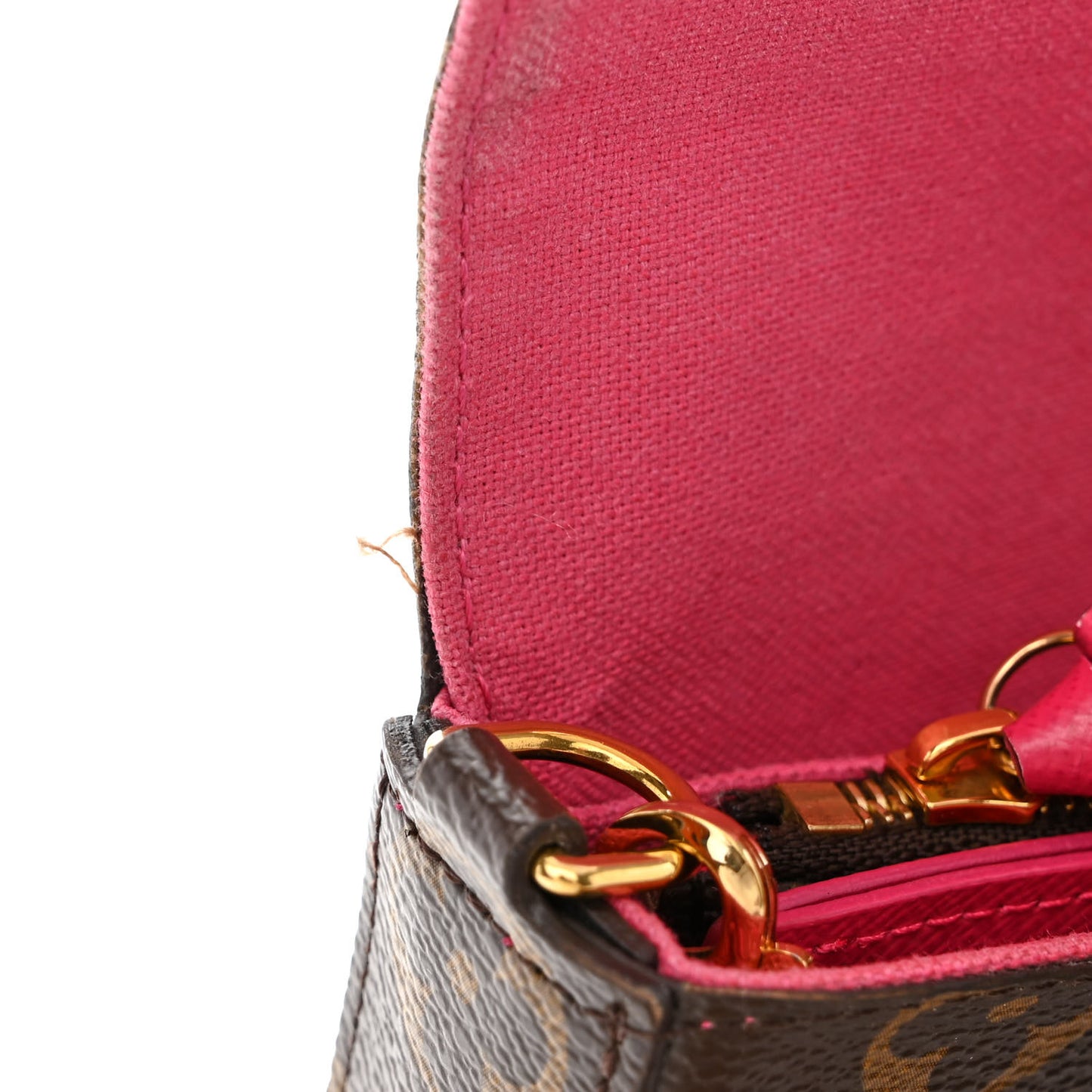 Monogram 2021 Christmas Animation Hollywood Pochette Felicie Chain Wallet Fuchsia