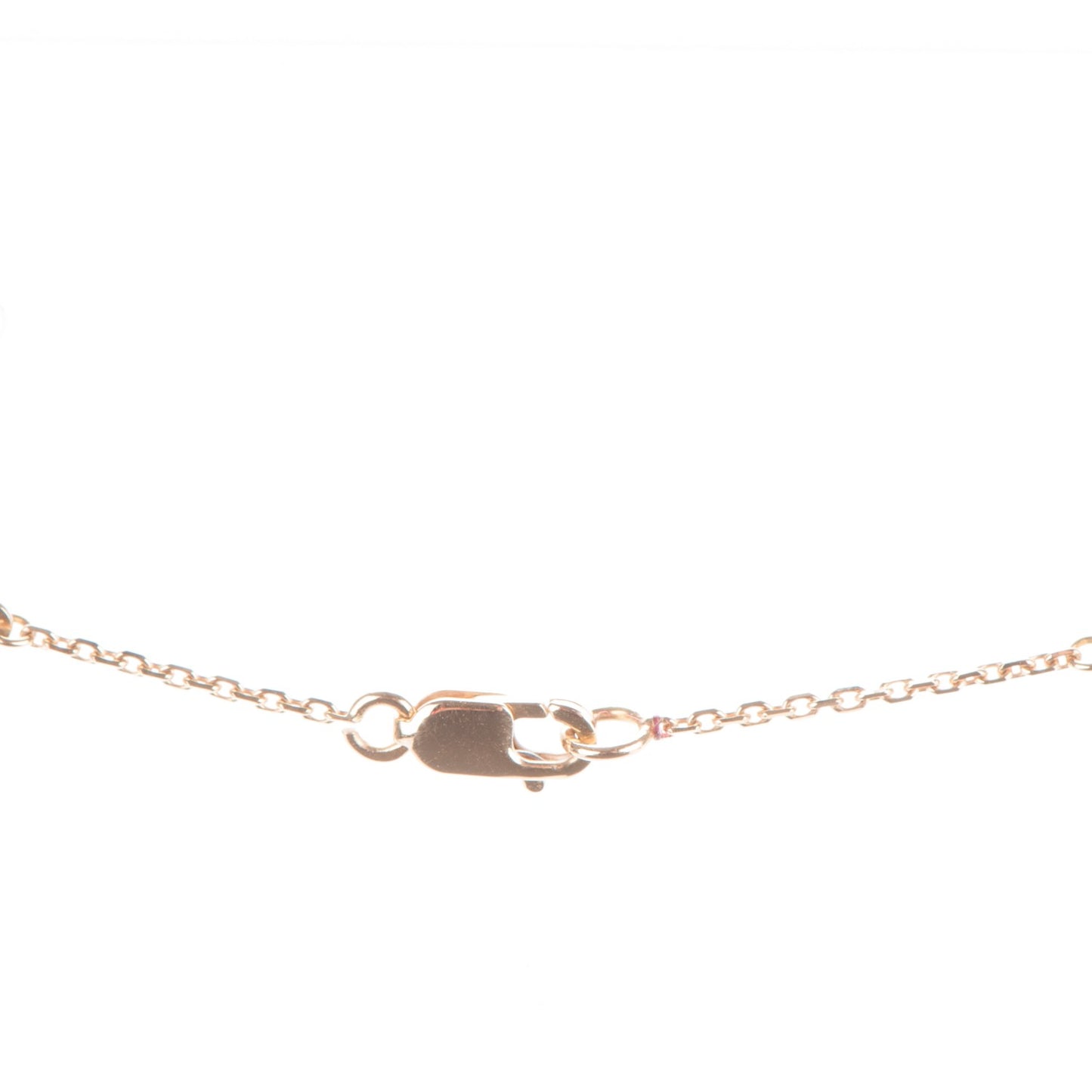 18K Yellow Gold Mother of Pearl Sweet Alhambra Pendant Necklace
