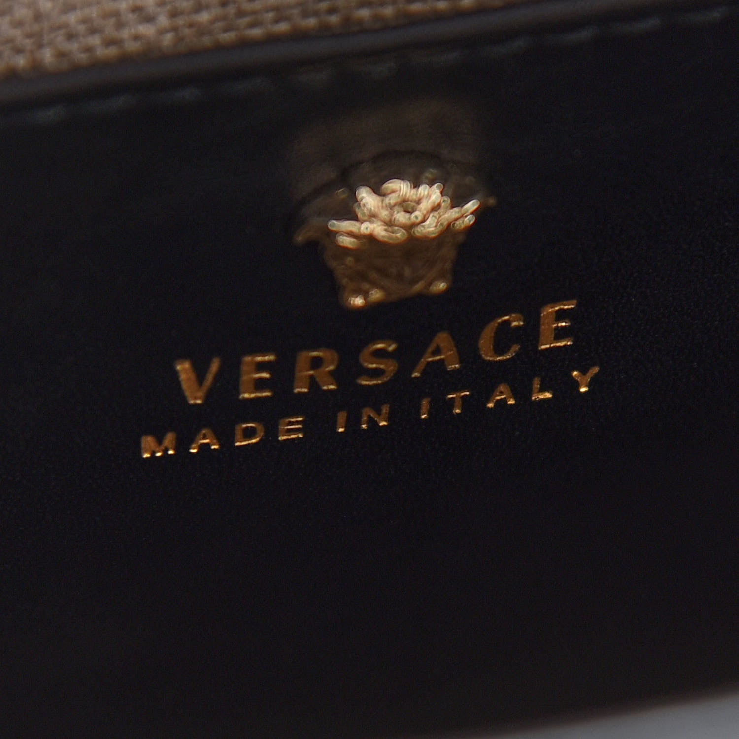 Versace Calfskin Medium Palazzo Empire Crossbody Bag Black 5 of 10