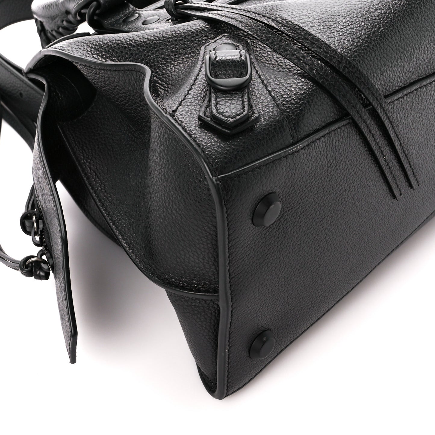 Grained Calfskin Neo Classic Black Hardware S City Black