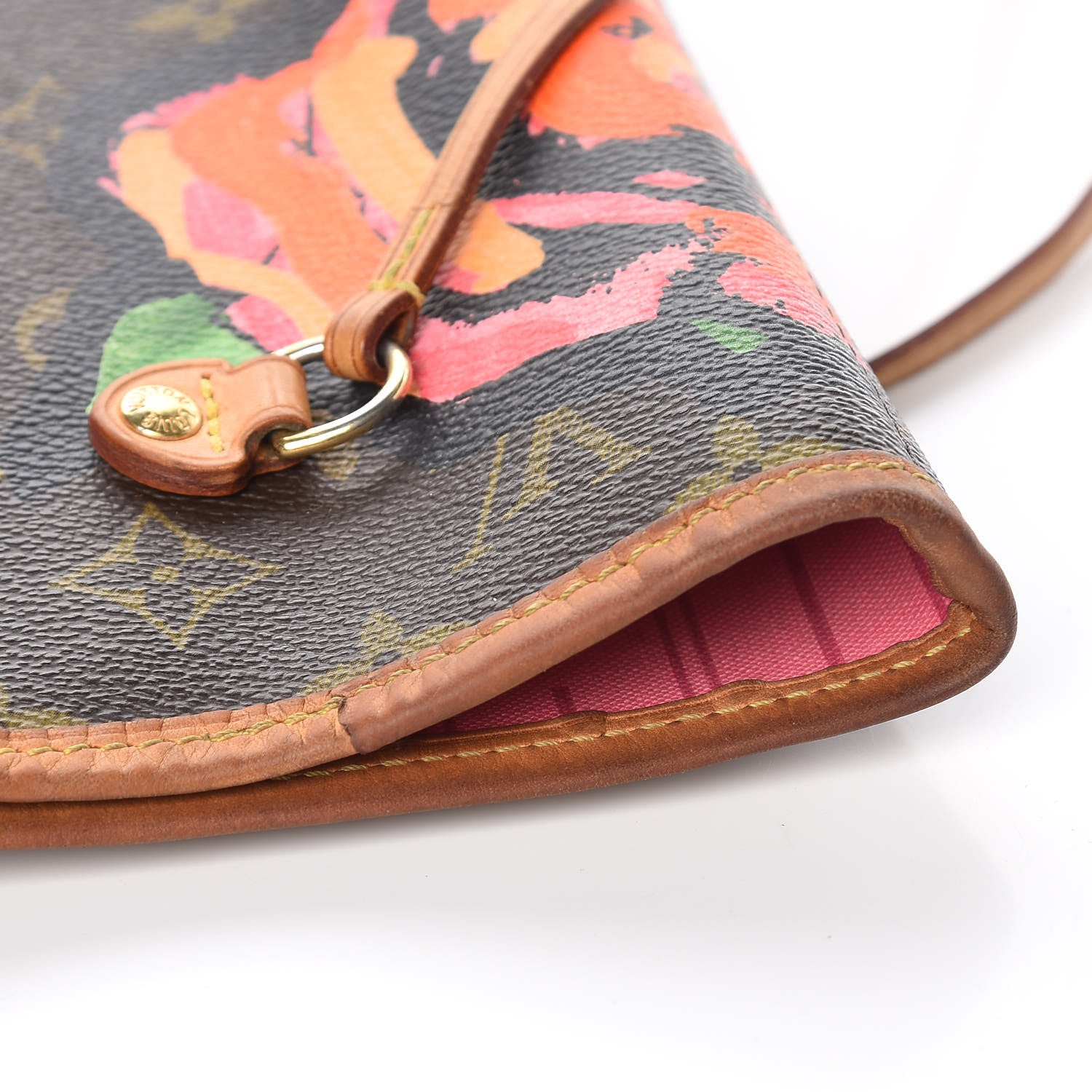 Louis Vuitton Monogram Roses Neverfull MM 8 of 21