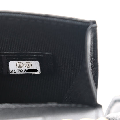 Chanel Lambskin Quilted Mini Coco Bow Clutch With Chain Black 8 of 10