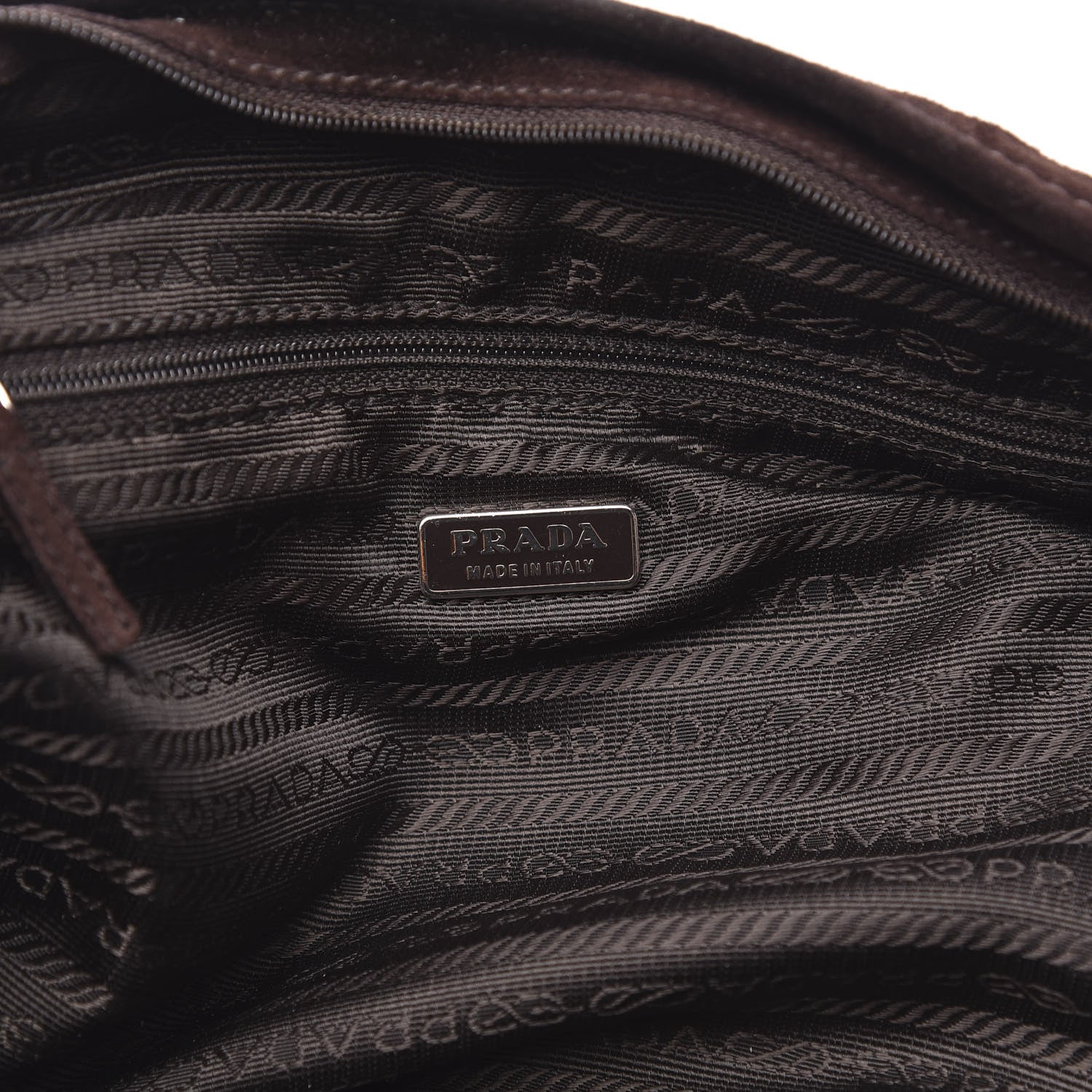 Prada Suede Camoscio Bow Bag Caffe 6 of 13