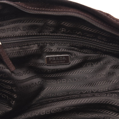 Prada Suede Camoscio Bow Bag Caffe 6 of 13
